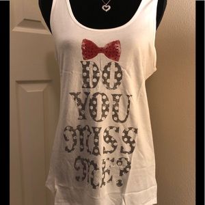 MISS ME SLEEVELESS SHIRT